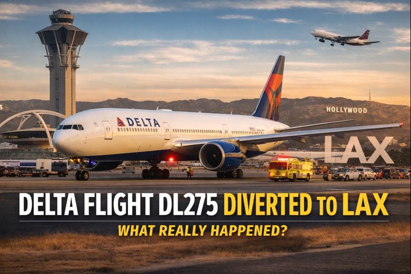 Delta Flight DL275 Diverted LAX: What Really Happened